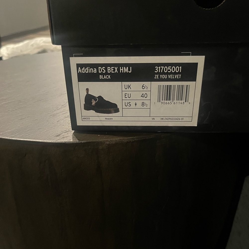 NIB Marc Jacobs Addina Bex Heaven by Marc Jacobs Velvet Mary Jane Shoe Black - Picture 11 of 13